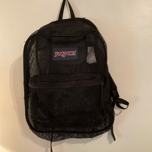 JanSport Mesh Backpack - Black